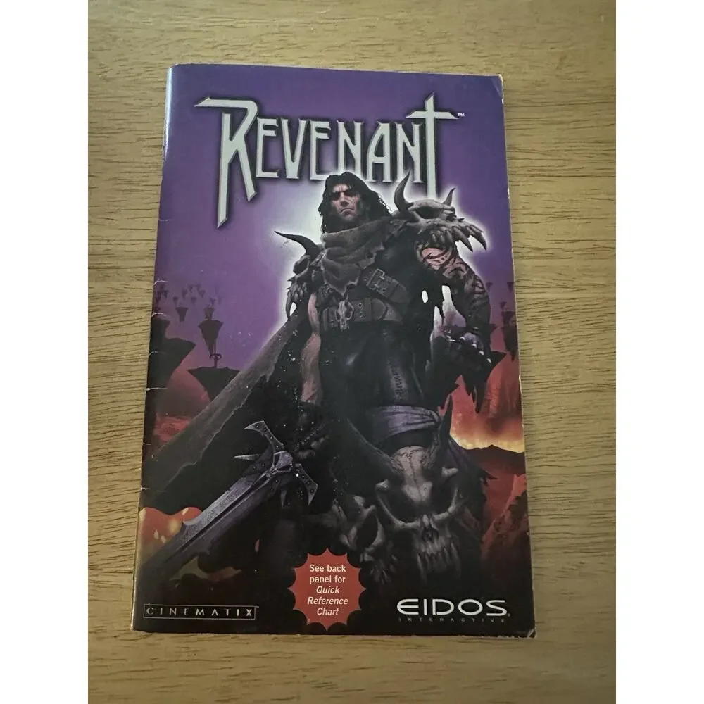 Revenant Eidos interactive Guide instruction/User Book Paperback